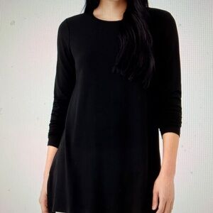 Eileen Fisher cotton jersey knit dress